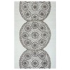 Rizzy Home Dimensions DI2456 White / Gray Area Rug 8 ft. X 10 ft. Rectangle