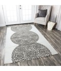 Rizzy Dimensions Area Rug DI2456 10' Round grey