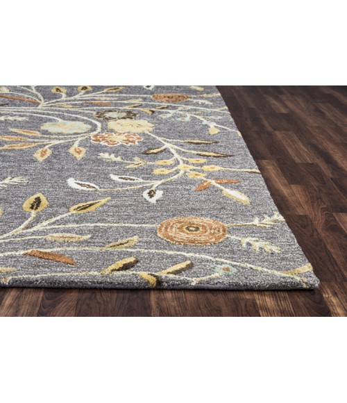Rizzy Eden Harbor Area Rug EH8636 3' x 5' grey