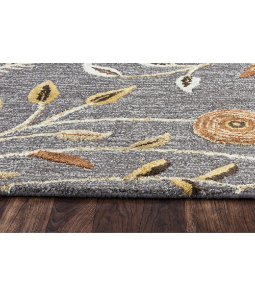 Rizzy Eden Harbor Area Rug EH8636 3' x 5' grey