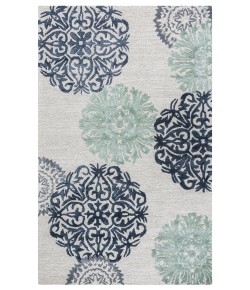 Rizzy Home Eden Harbor EH8640 Light Blue Area Rug 9 ft. X 12 ft. Rectangle
