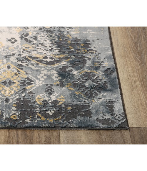 Emerge Area Rug Rizzy Emerge Area Rug EMG929 5'3" x 7'6" Gray/Dk. Gray