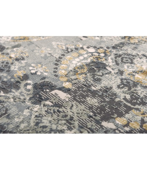 Emerge Area Rug Rizzy Emerge Area Rug EMG929 5'3" x 7'6" Gray/Dk. Gray