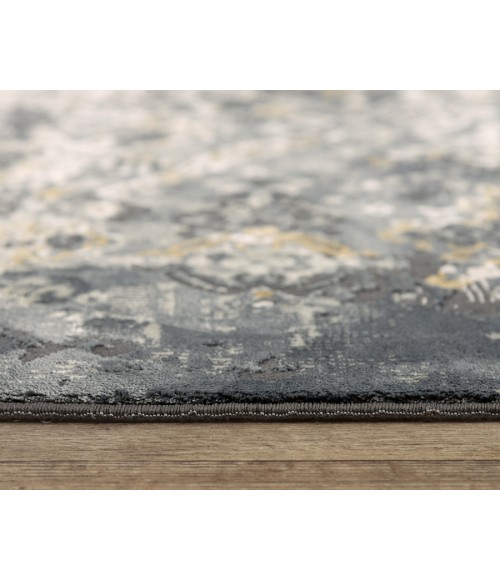 Emerge Area Rug Rizzy Emerge Area Rug EMG929 5'3" x 7'6" Gray/Dk. Gray