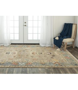 Rizzy Home Envision ENV963 Tan / Gray Area Rug 8 ft. X 10 ft. Rectangle