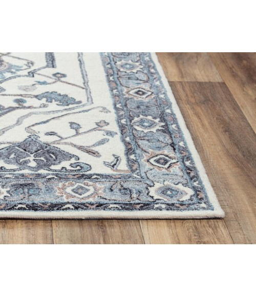 Rizzy Essence Area Rug ESS102 5' x 7'6" Beige/Gray