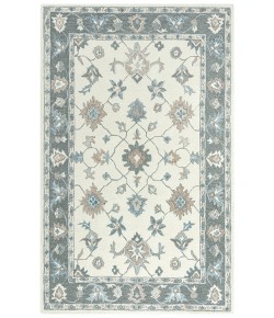 Rizzy Home Essence ESS101 Ivory / Gray Area Rug 5 ft. X 7 ft. 6 in. Rectangle