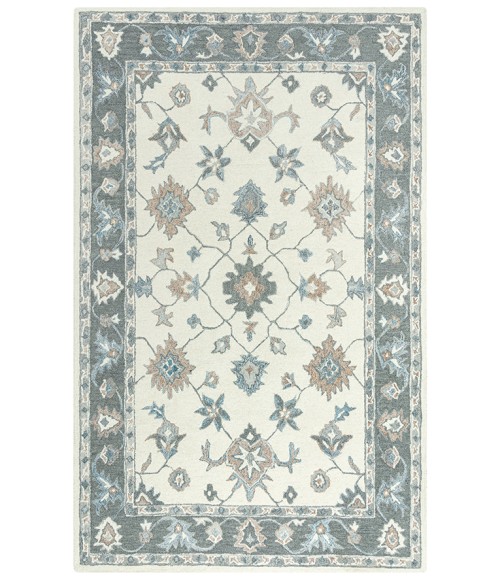 Rizzy Essence Area Rug ESS101 5' x 7'6" Ivory/Gray