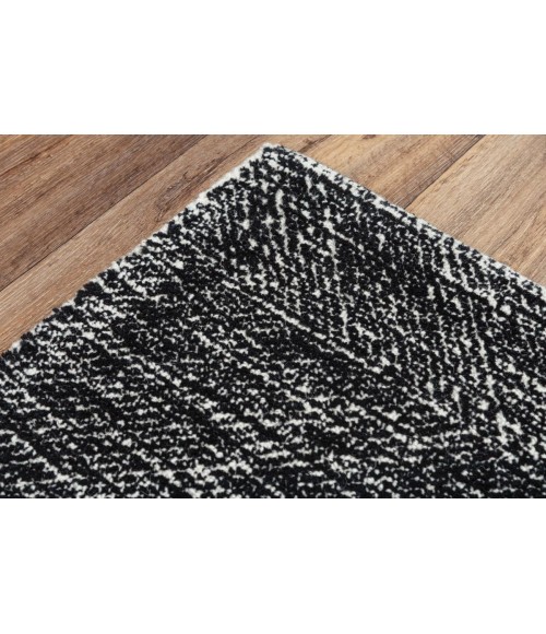 Rizzy Etchings Area Rug ETC101 5' X 7'6" Black