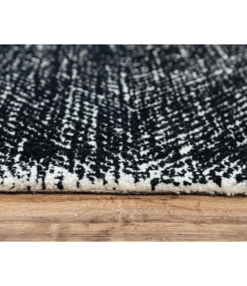 Rizzy Etchings Area Rug ETC101 5' X 7'6" Black