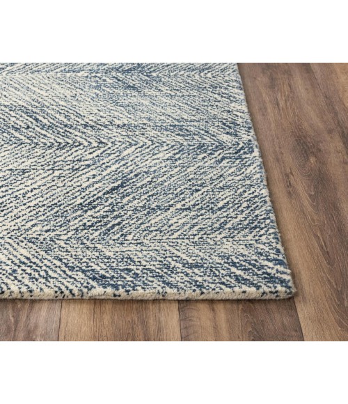 Rizzy Etchings Area Rug ETC102 5' X 7'6" Navy