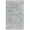 Rizzy Home Etchings ETC102 Ivory / Navy Area Rug 5 ft. X 7 ft. 6 in. Rectangle