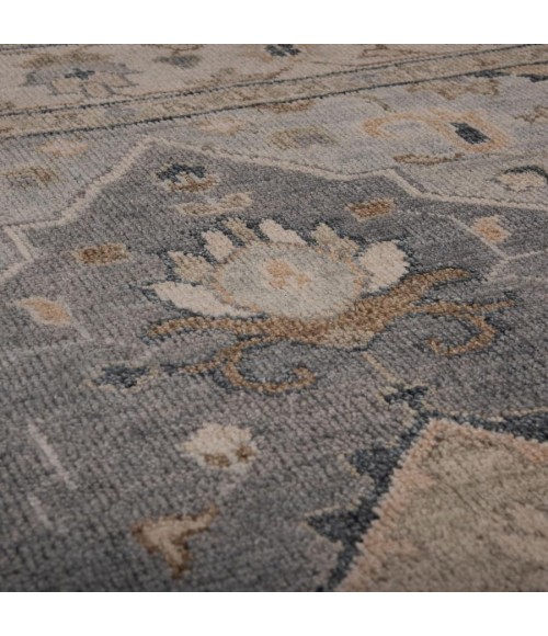 Rizzy Home Hallmark Gray HAL231 8 ft. X 10 ft. Rectangle Rug