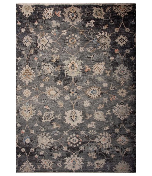 Rizzy Home Hallmark Charcoal HAL238 8 ft. X 10 ft. Rectangle Rug