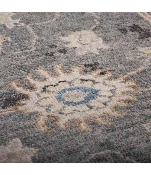 Rizzy Home Hallmark Charcoal HAL238 8 ft. X 10 ft. Rectangle Rug