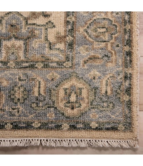 Rizzy Home Hallmark Beige/Gray HAL667 6 ft. X 9 ft. Rectangle Rug