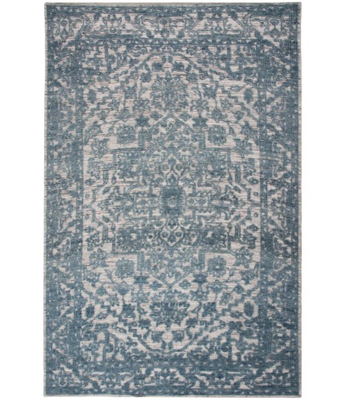 Rizzy Home Hilton Blue HTN717 8 ft. X 10 ft. Rectangle Rug