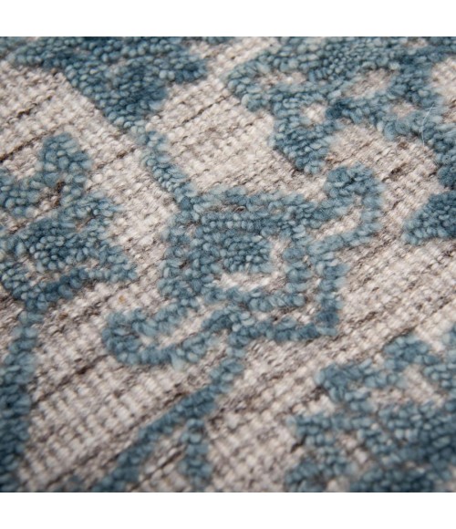 Rizzy Home Hilton Blue HTN717 8 ft. X 10 ft. Rectangle Rug