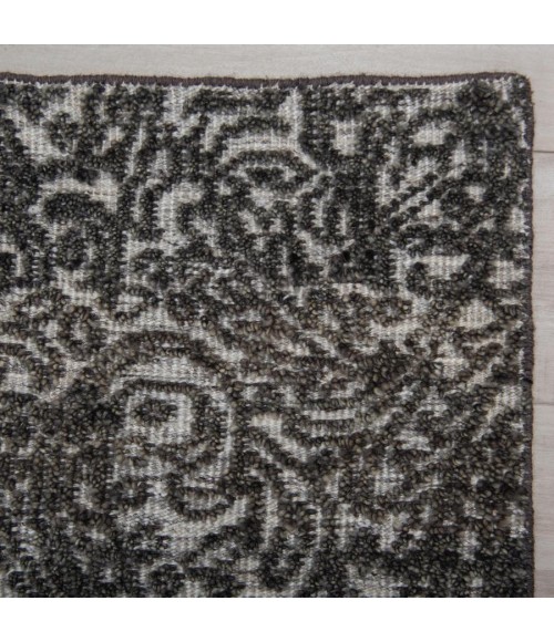 Rizzy Home Hilton Charcoal HTN720 8 ft. X 10 ft. Rectangle Rug