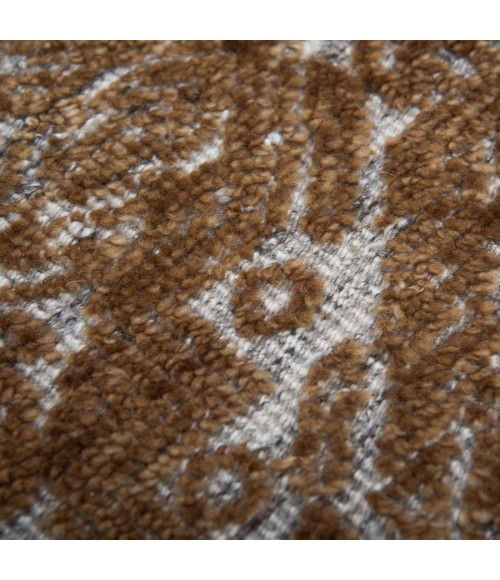 Rizzy Home Hilton Brown HTN722 8 ft. X 10 ft. Rectangle Rug