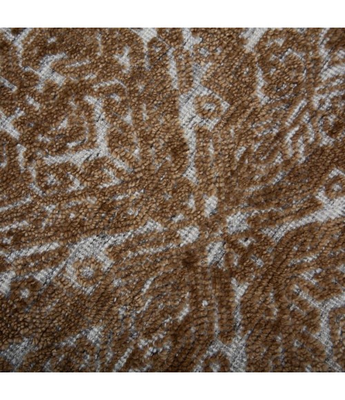 Rizzy Home Hilton Brown HTN722 8 ft. X 10 ft. Rectangle Rug