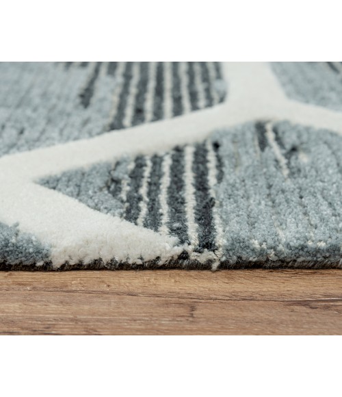 Rizzy Haven Area Rug HVN102 5' x 7'6" Gray