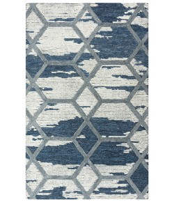 Rizzy Home Haven HVN103 Blue Area Rug 7 ft. 6 in. X 9 ft. 6 in. Rectangle