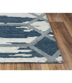 Rizzy Home Haven HVN103 Blue Area Rug 7 ft. 6 in. X 9 ft. 6 in. Rectangle