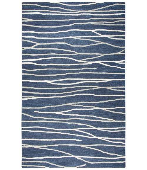 Rizzy Idyllic Area Rug ID970A 9' x 12' Navy