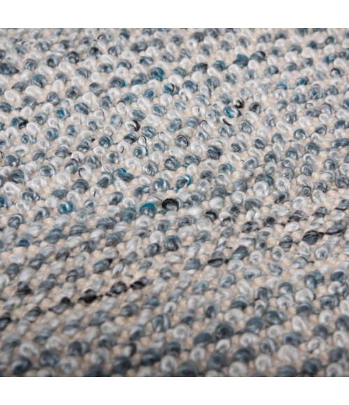 Rizzy Home Infinity Ivory/Lt.Blue INF681 7 ft. 9 in. X 9 ft. 9 in. Rectangle Rug