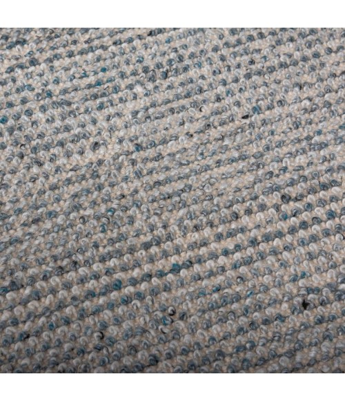 Rizzy Home Infinity Ivory/Lt.Blue INF681 7 ft. 9 in. X 9 ft. 9 in. Rectangle Rug