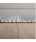 Rizzy Home Infinity Ivory/Lt.Blue INF681 7 ft. 9 in. X 9 ft. 9 in. Rectangle Rug