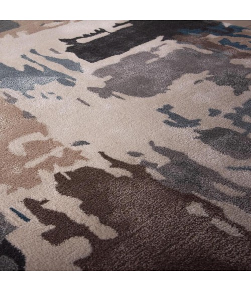 Rizzy Home Kinetic Blue KIN532 5 ft. X 8 ft. Rectangle Rug