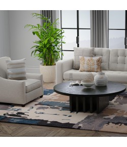 Rizzy Home Kinetic Blue KIN532 5 ft. X 8 ft. Rectangle Rug