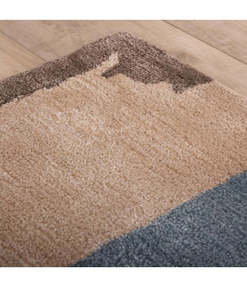 Rizzy Home Kinetic Blue KIN532 5 ft. X 8 ft. Rectangle Rug