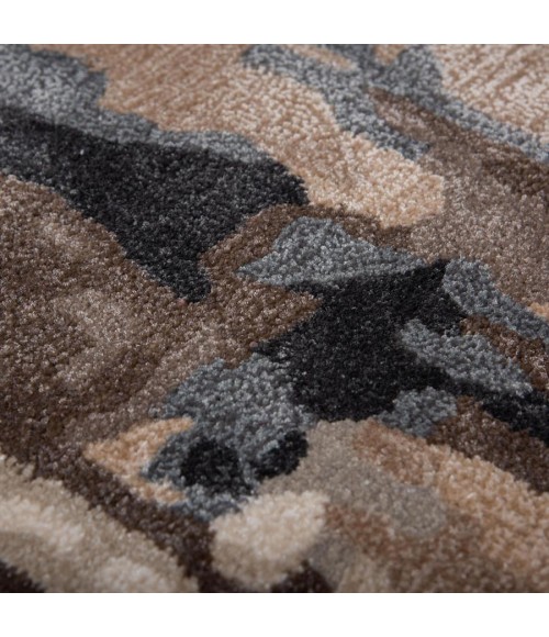 Rizzy Home Kinetic Tan KIN533 7 ft. 9 in. X 9 ft. 9 in. Rectangle Rug