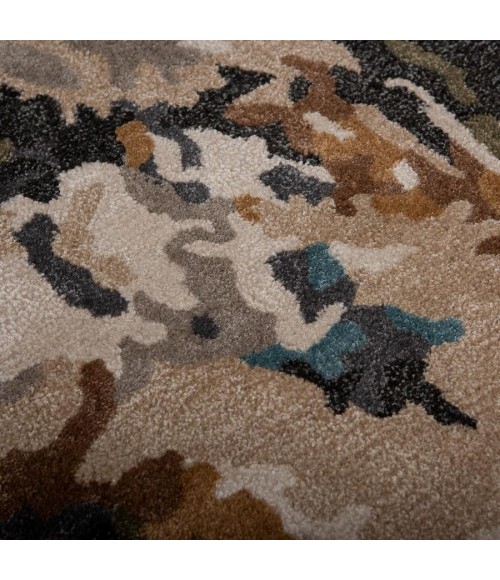 Rizzy Home Kinetic Tan/Multi KIN534 5 ft. X 8 ft. Rectangle Rug
