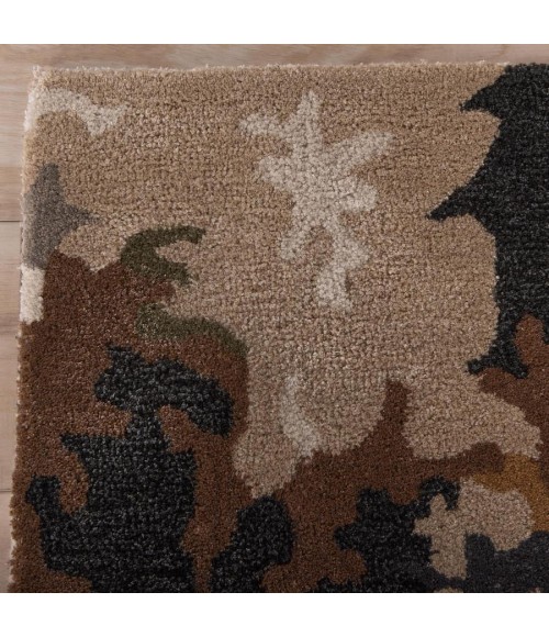 Rizzy Home Kinetic Tan/Multi KIN534 5 ft. X 8 ft. Rectangle Rug