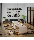Rizzy Home Kinetic Tan/Multi KIN534 5 ft. X 8 ft. Rectangle Rug