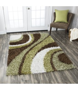Rizzy Home Kempton KM2324 Green Area Rug 3 ft. 6 in. X 5 ft. 6 in. Rectangle