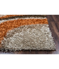 Rizzy Home Kempton KM2325 Brown Area Rug 6 ft. X 9 ft. Rectangle