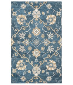 Rizzy Home Leone LO9985 Blue Area Rug 10 ft. Round