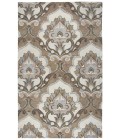 Leone Area Rug Rizzy Leone Area Rug LO9987 2'6" x 10' Mocha