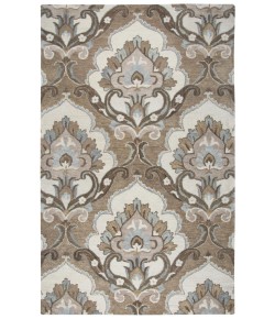 Rizzy Home Leone LO9987 Mocha Area Rug 2 ft. 6 in. X 10 ft. Rectangle