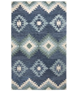 Rizzy Home Leone LO9997 Blue Area Rug 2 ft. 6 in. X 8 ft. Rectangle Rizzy Home Leone LO9997 Blue Area Rug 2 ft. 6 in. X 8 ft. Rectangle