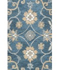 Rizzy Leone Area Rug LO9985 10' Round Blue