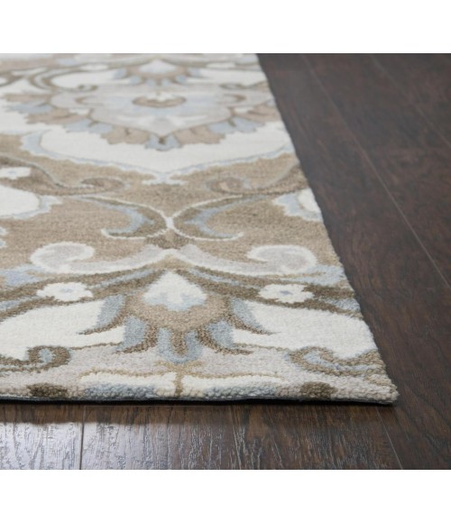 Leone Area Rug Rizzy Leone Area Rug LO9987 2'6" x 10' Mocha
