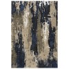 Rizzy Home Metro MET101 Beige / Blue Area Rug 7 ft. 6 in. X 9 ft. 6 in. Rectangle