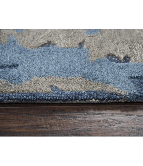 Rizzy Mod Area Rug MO867A 5' x 8' Blue