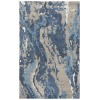 Rizzy Home Mod MO867A Blue / D. Blue Area Rug 5 ft. X 8 ft. Rectangle